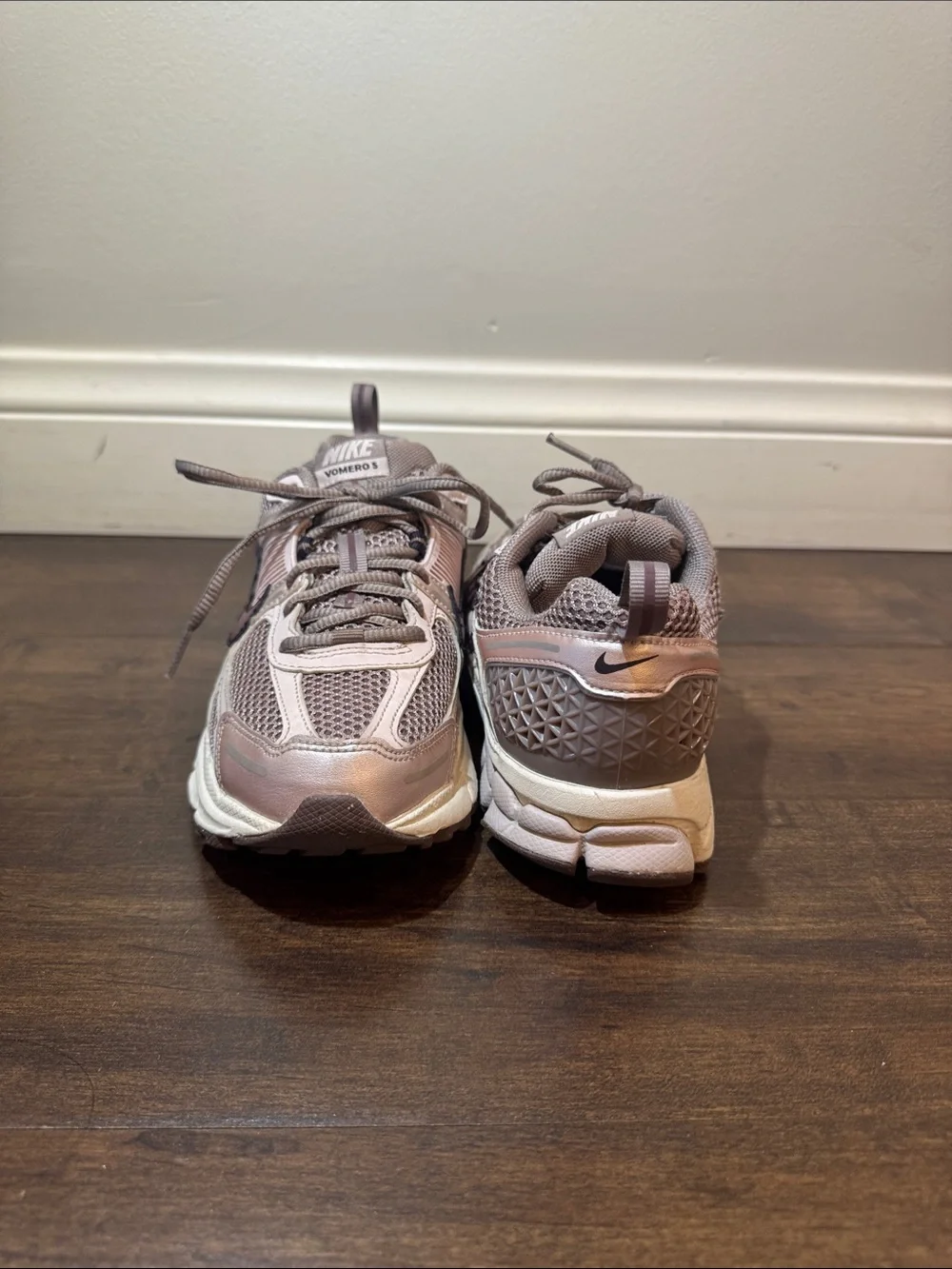Nike kids Lavender and Gray Athletic Running Shoes